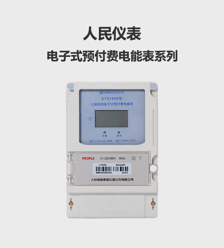 DDSF858型單相靜止式多費率電能表系列